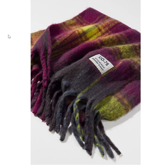 Urban Outfitters Multicolor Plaid Scarf - Picture 2 of 5